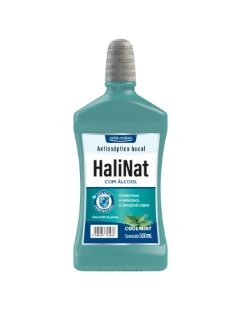 HALINAT ANTISSEPTICO BUCAL COOL MINT 500ML - ARTE NATIVA