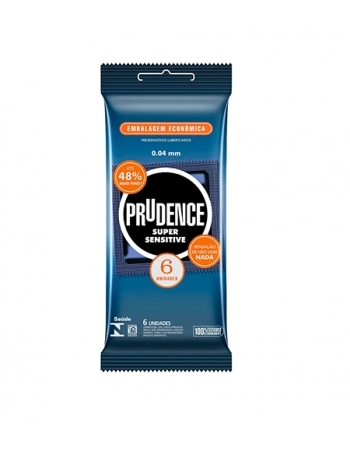 PRESERVATIVO PRUDENCE SUPER SENSITIVE C/6 INTENSE