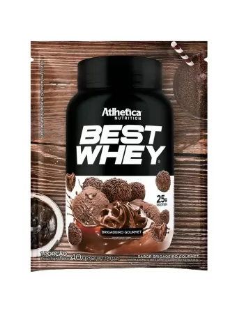 BEST WHEY BAR PROTEIN DISPLAY C/12 BRIGADEIRO GOUMET - ATLHETICA