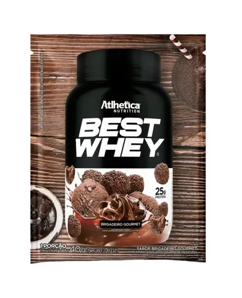 BEST WHEY BAR PROTEIN DISPLAY C/12 BRIGADEIRO GOUMET - ATLHETICA