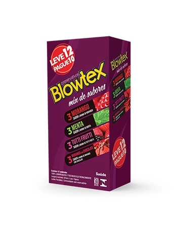 PRESERVATIVO BLOWTEX MIX DE SABORES