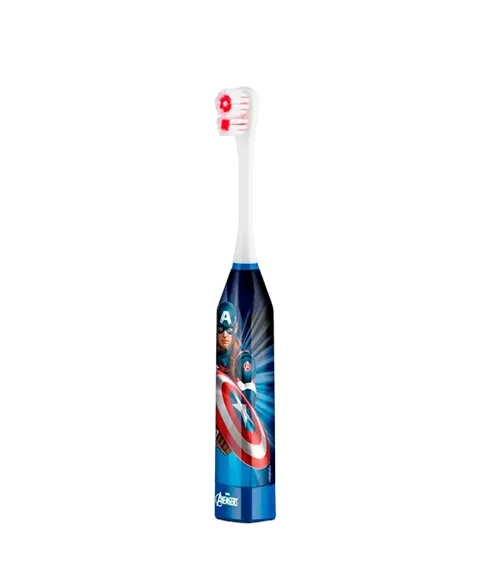 ESCOVA DENTAL INFANTIL ELETRICA CAPITAO AMERICA KIDS HEALTH PRO - MULTILASER