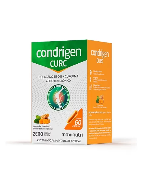 CONDRIGEN CURC (COLAGENO TIPO II) C/60 CAPS MAXINUTRI