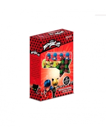 CURATIVO MIRACULOUS LADY BUG & CAT NOIR VARIADOS CX C/ 30 UN - MULTILASER