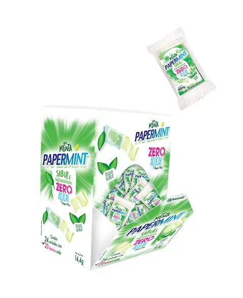 PASTILHA PAPERMINT MENTA ZERO ACUCAR - DANILLA