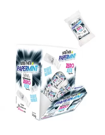 PASTILHA PAPERMINT EXTRA FORTE ZERO ACUCAR - DANILLA