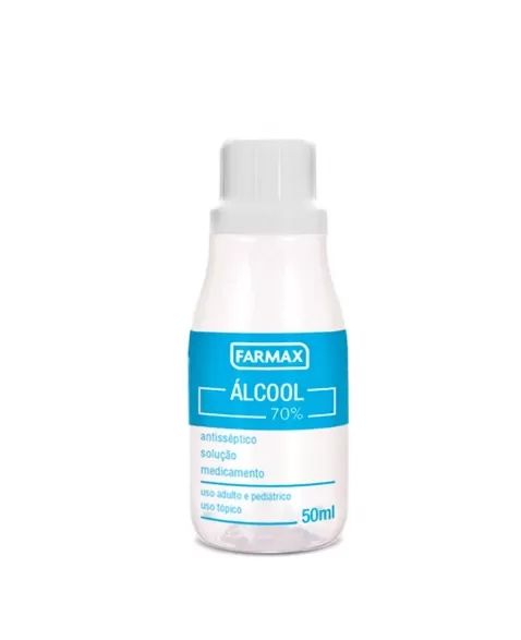 ALCOOL LIQUIDO 70% 50ML FARMAX