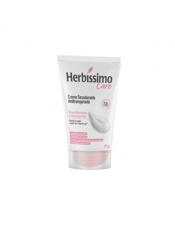 DESODORANTE HERBISSIMO CARE BISNAGA 55G ROSA MOSQUETA E NIACINAMIDA