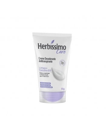 DESODORANTE HERBISSIMO CARE BISNAGA 55G LINHAÇA E COENZIMA Q10