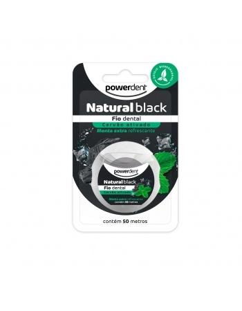 FIO DENTAL NATURAL BLACK 50M