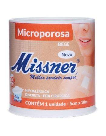 FITA MICROPOROSA 5X10 BEGE MISSNER