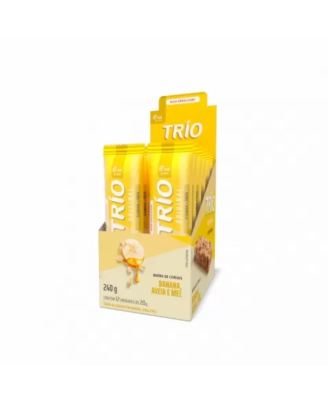 BARRA CEREAL TRIO BANANA/AVEIA/MEL C/12