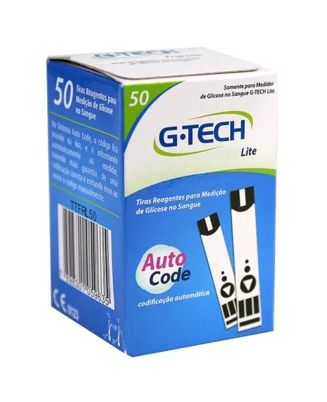 TIRAS REAGENTE G-TECH LITE C/50 UN