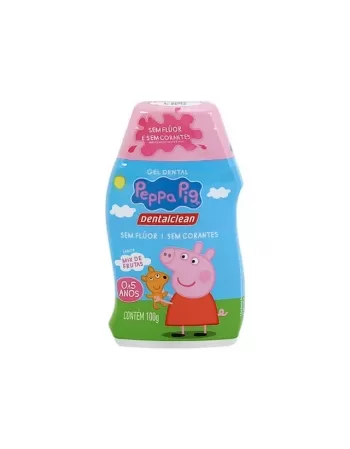 GEL DENTAL INFANTIL PEPPA PIG 100G S/FLUOR 0-5ANOS DENTALCLEAN