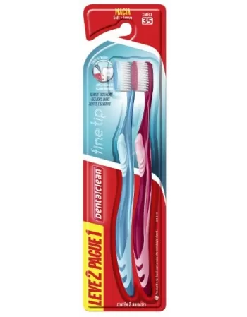 ESCOVA DENTAL FINE TIP MACIA LEVE 2 PAGUE 1 DENTALCLEAN