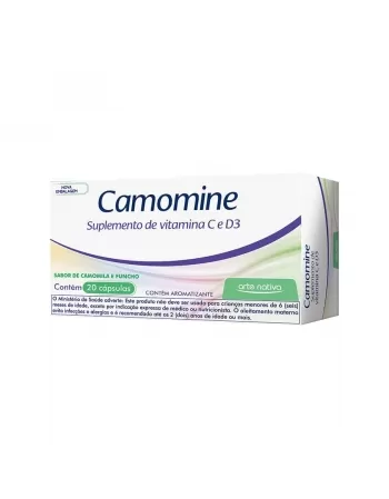 CAMOMINE (VITAMINA C + D3) C/20 CAPS