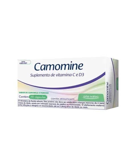 CAMOMINE (VITAMINA C + D3) C/20 CAPS