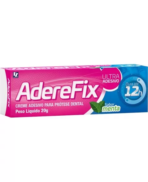 ADEREFIX FIXADOR DE PROTESE DENTAL SABOR MENTA 40G