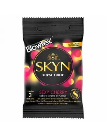 PRESERVATIVO BLOWTEX C/3 SKYN CHERRY