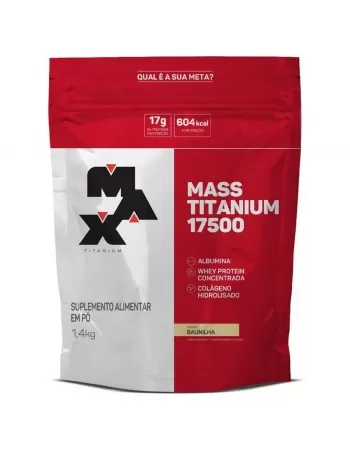 MASSA TITANIUM 1,4KG REFIL BAUNILHA