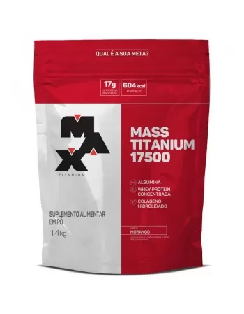 MASSA TITANIUM 1,4KG REFIL MORANGO